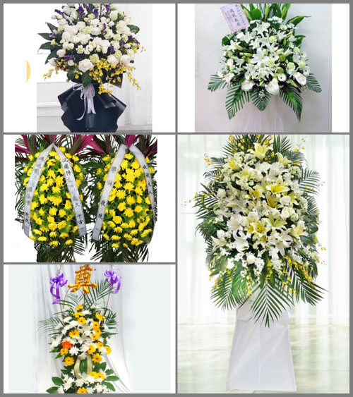 广西百色右江区泮水乡白事花篮预定