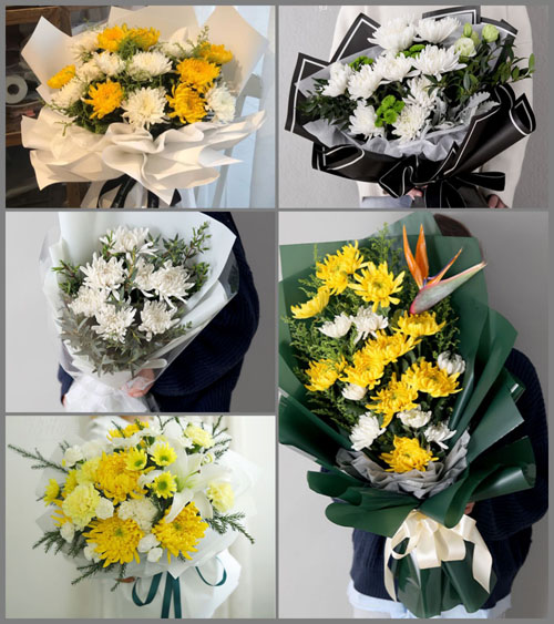 广西百色右江区泮水乡白事花束代送